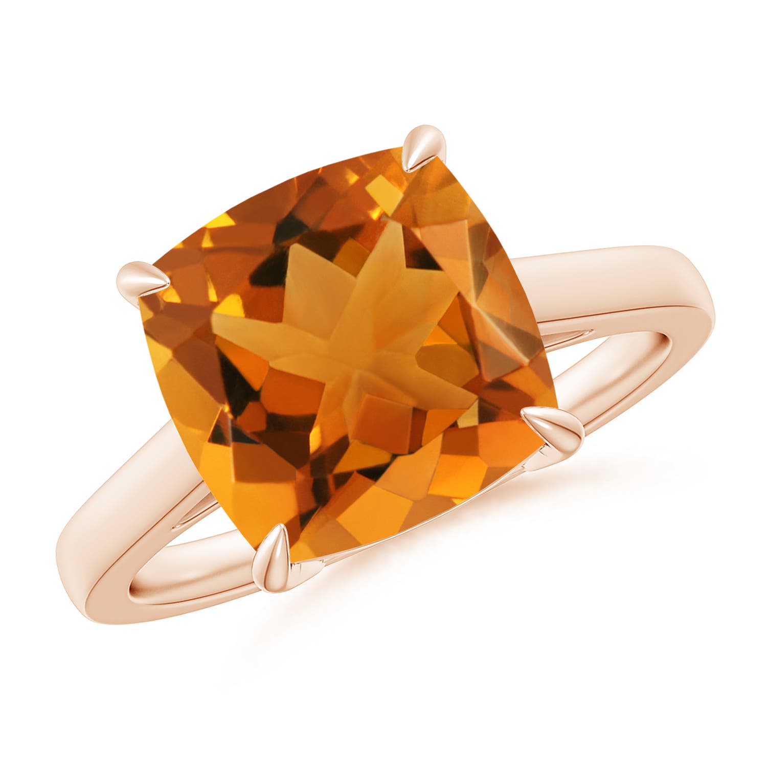 AAA - Citrine / 3.45 CT / 14 KT Rose Gold