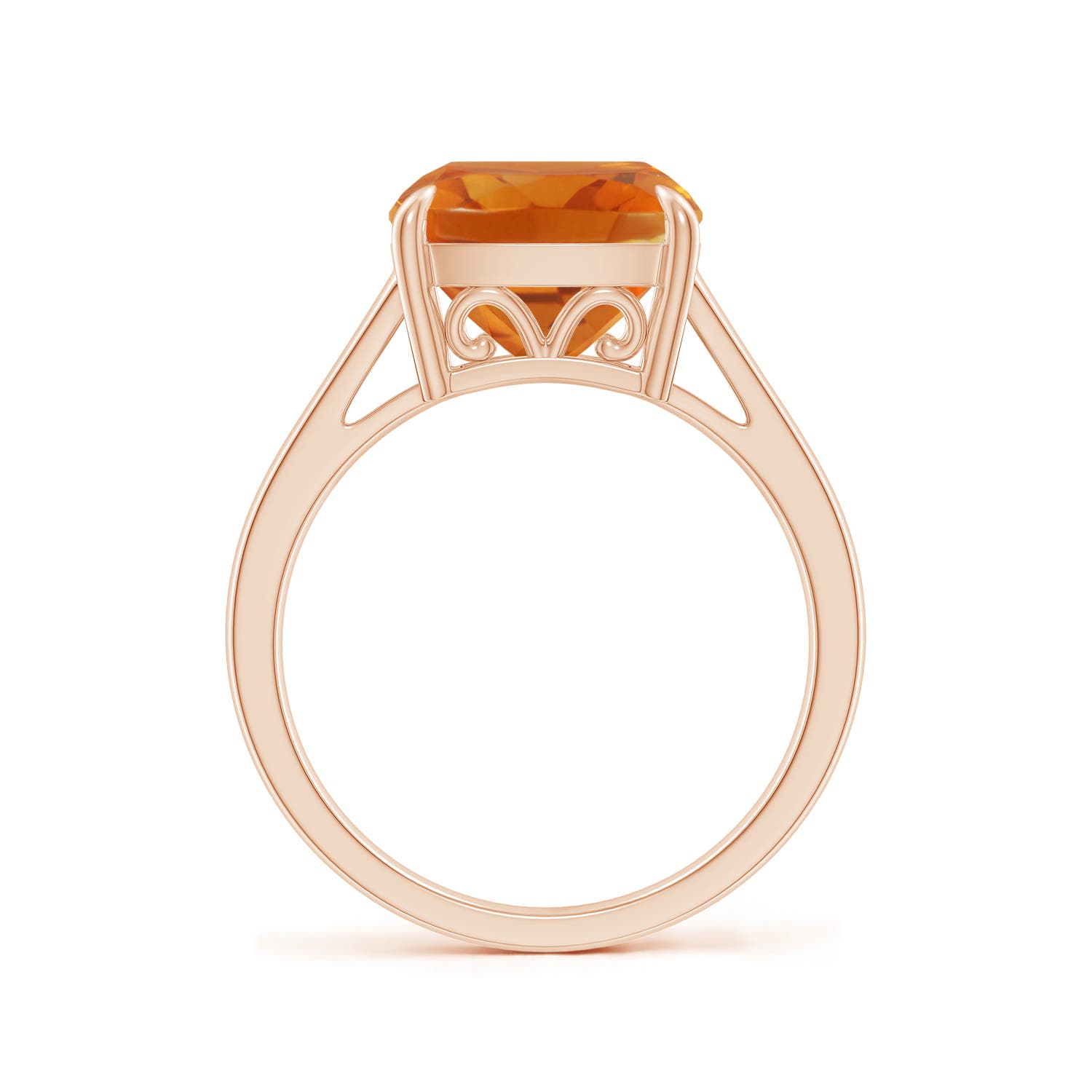 AAA - Citrine / 3.45 CT / 14 KT Rose Gold