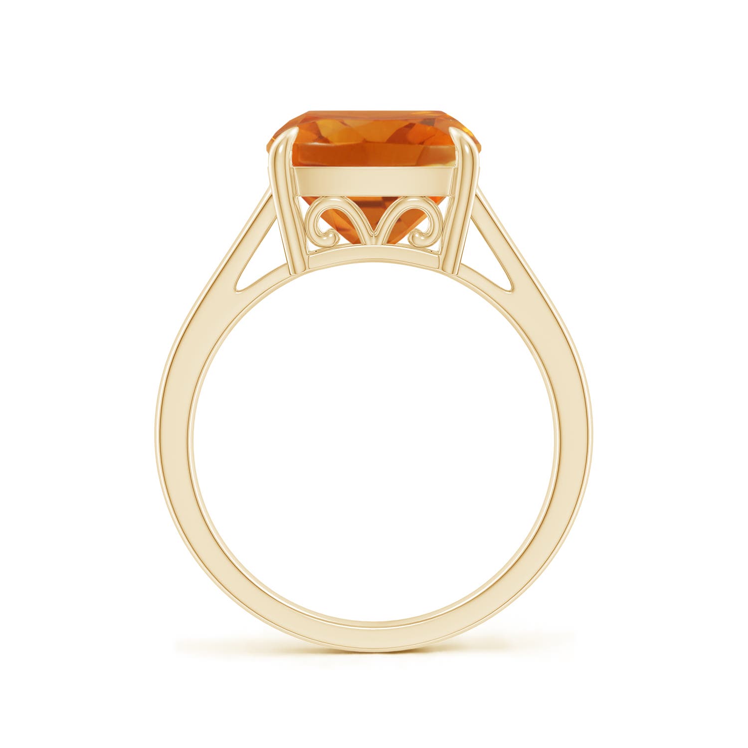 AAA - Citrine / 3.45 CT / 14 KT Yellow Gold