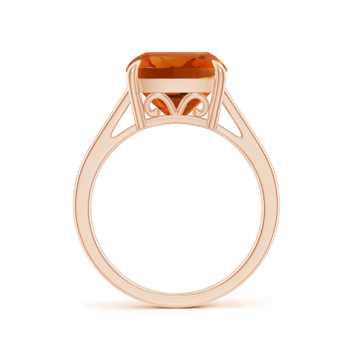 AAAA - Citrine / 3.45 CT / 14 KT Rose Gold