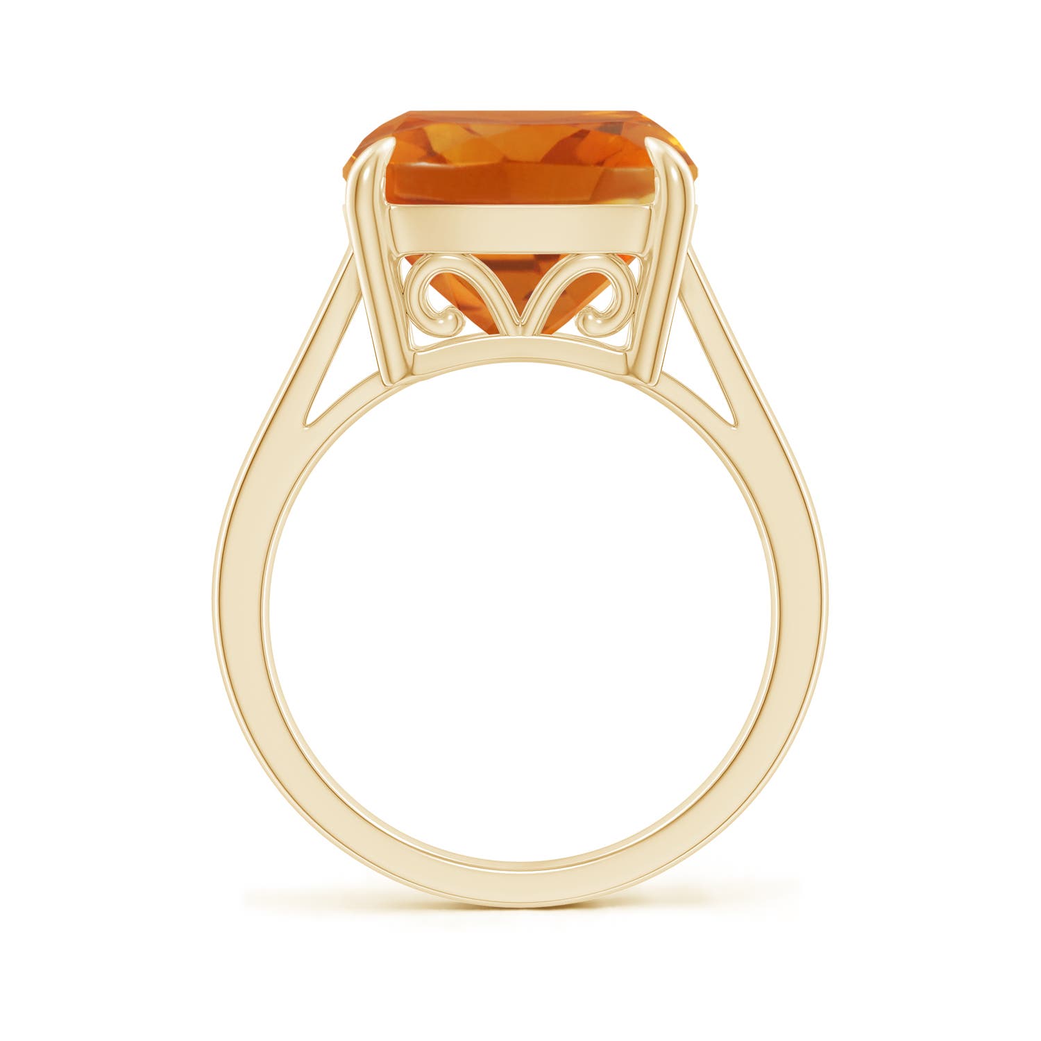 AAA - Citrine / 6 CT / 14 KT Yellow Gold