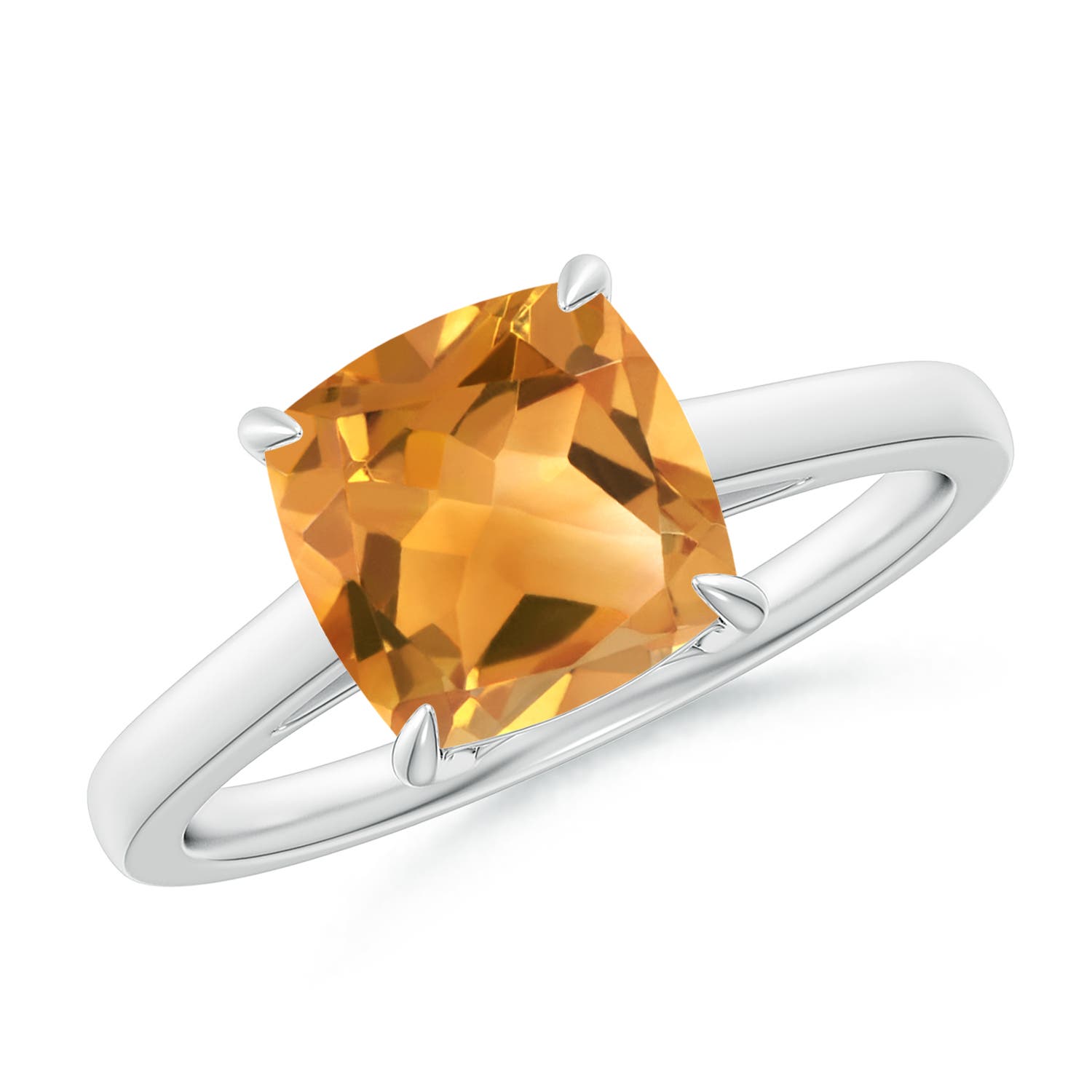 A - Citrine / 1.9 CT / 14 KT White Gold