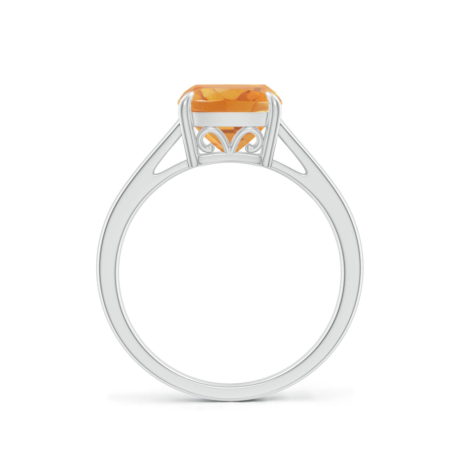 A - Citrine / 1.9 CT / 14 KT White Gold