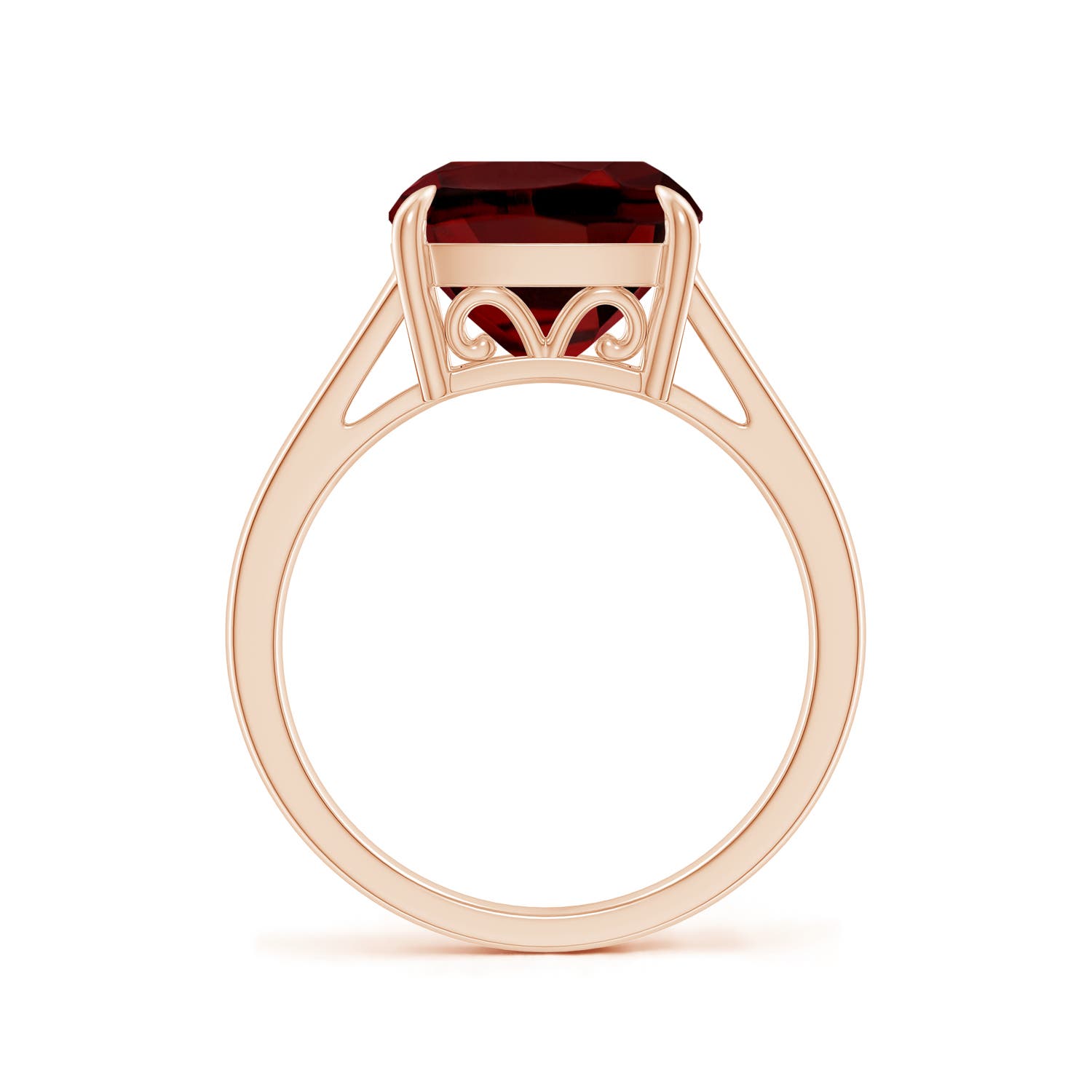 AAAA - Garnet / 4.2 CT / 14 KT Rose Gold