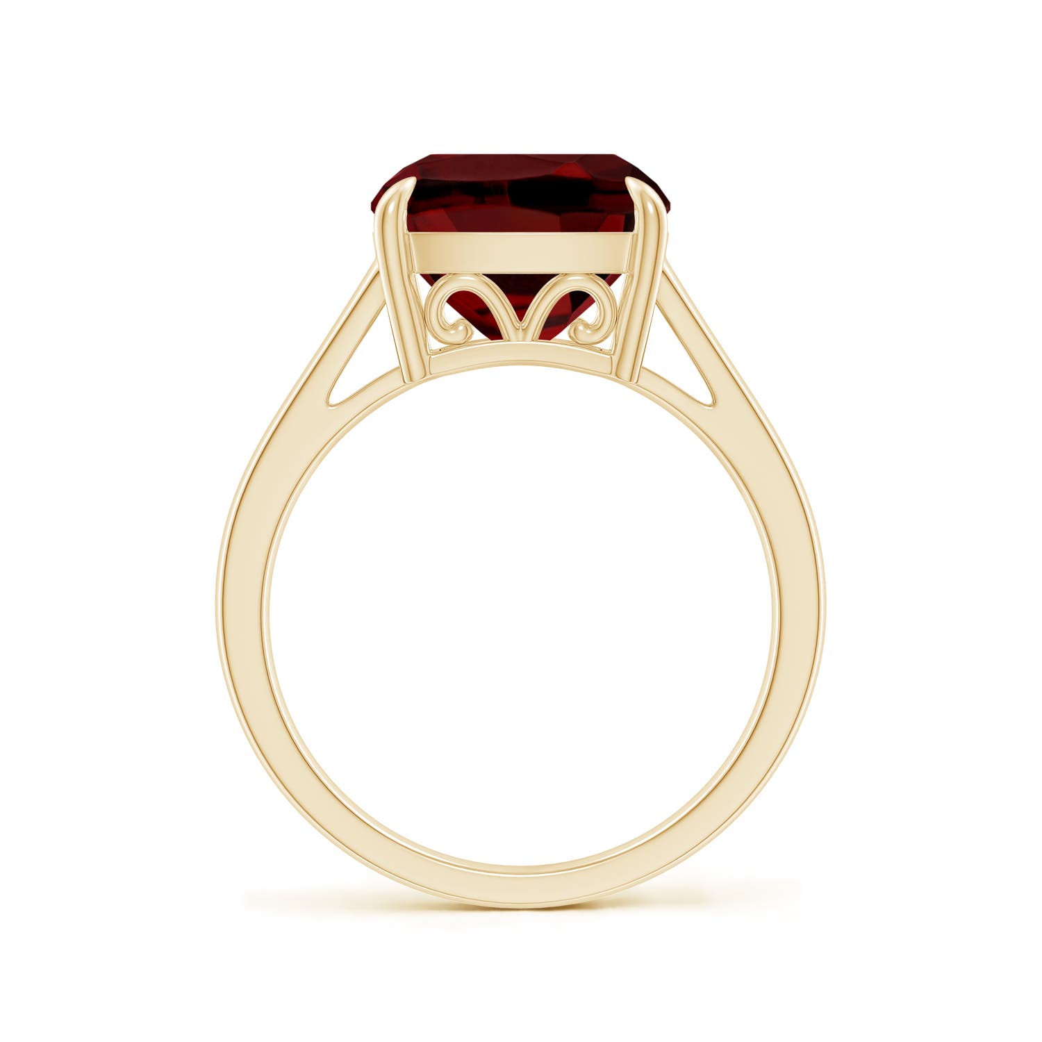 AAAA - Garnet / 4.2 CT / 14 KT Yellow Gold