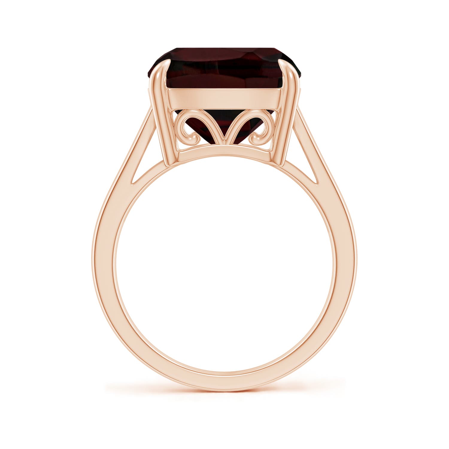 A - Garnet / 8 CT / 14 KT Rose Gold