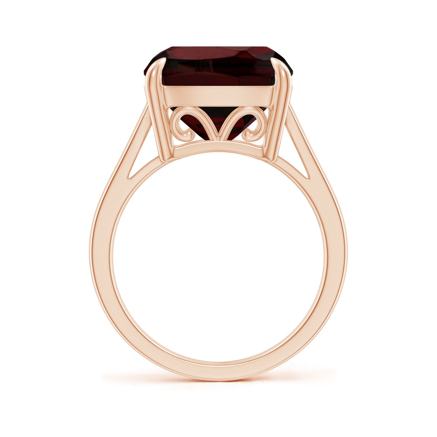 AA - Garnet / 8 CT / 14 KT Rose Gold