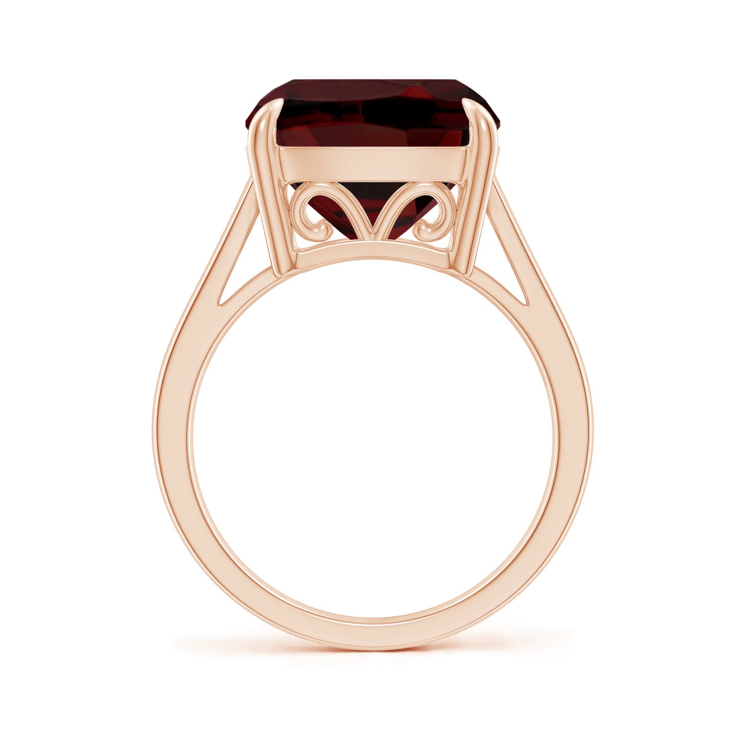 AAA - Garnet / 8 CT / 14 KT Rose Gold