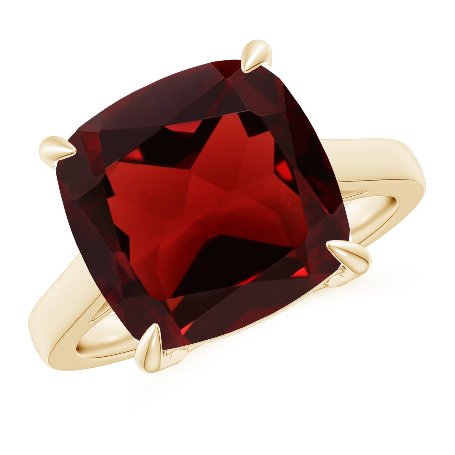 AAA - Garnet / 8 CT / 14 KT Yellow Gold