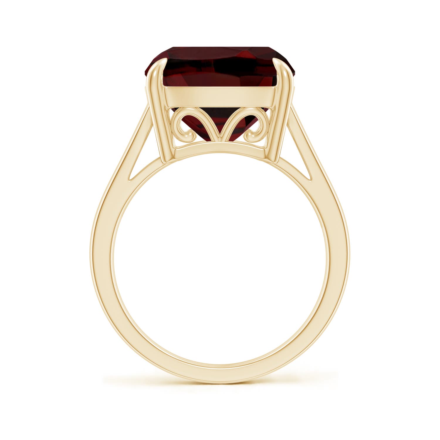 AAA - Garnet / 8 CT / 14 KT Yellow Gold