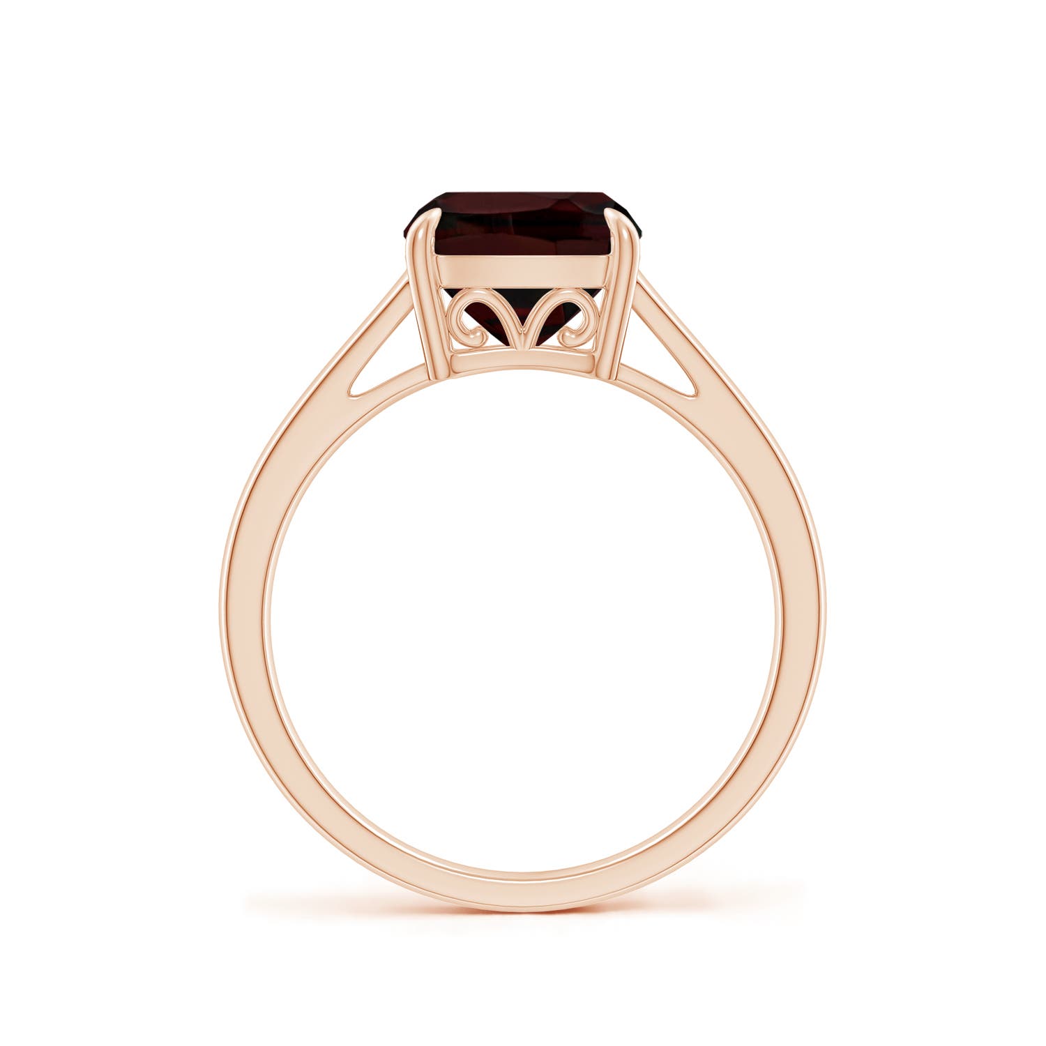 A - Garnet / 2.5 CT / 14 KT Rose Gold