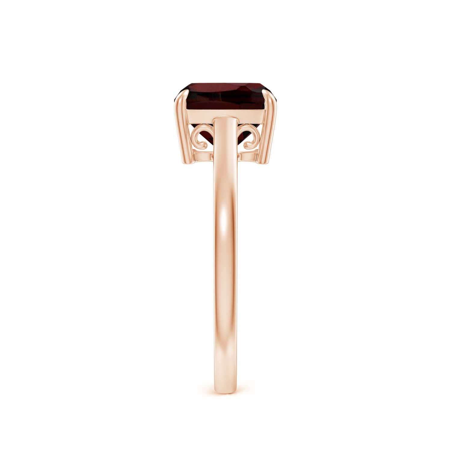 AA - Garnet / 2.5 CT / 14 KT Rose Gold