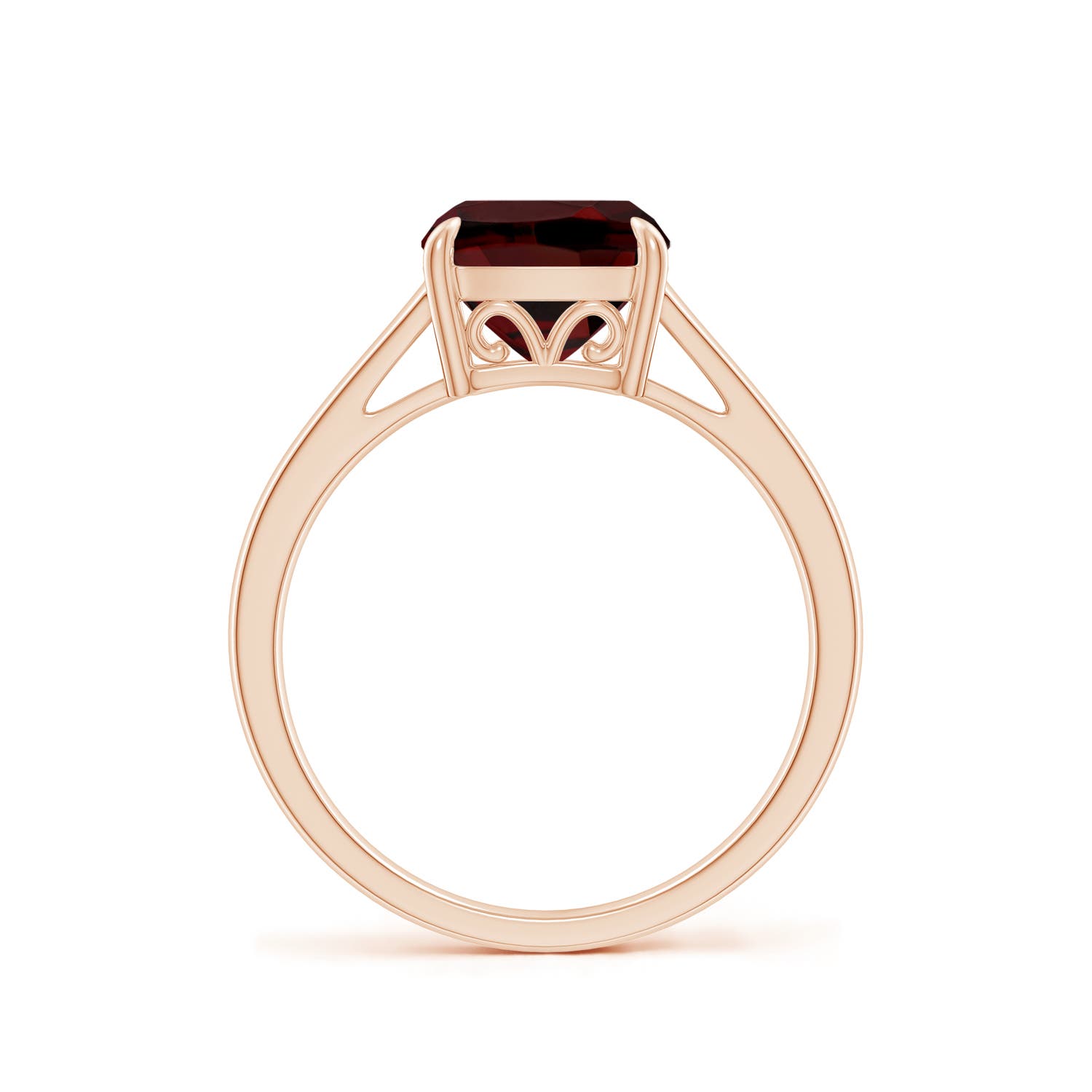 AAA - Garnet / 2.5 CT / 14 KT Rose Gold