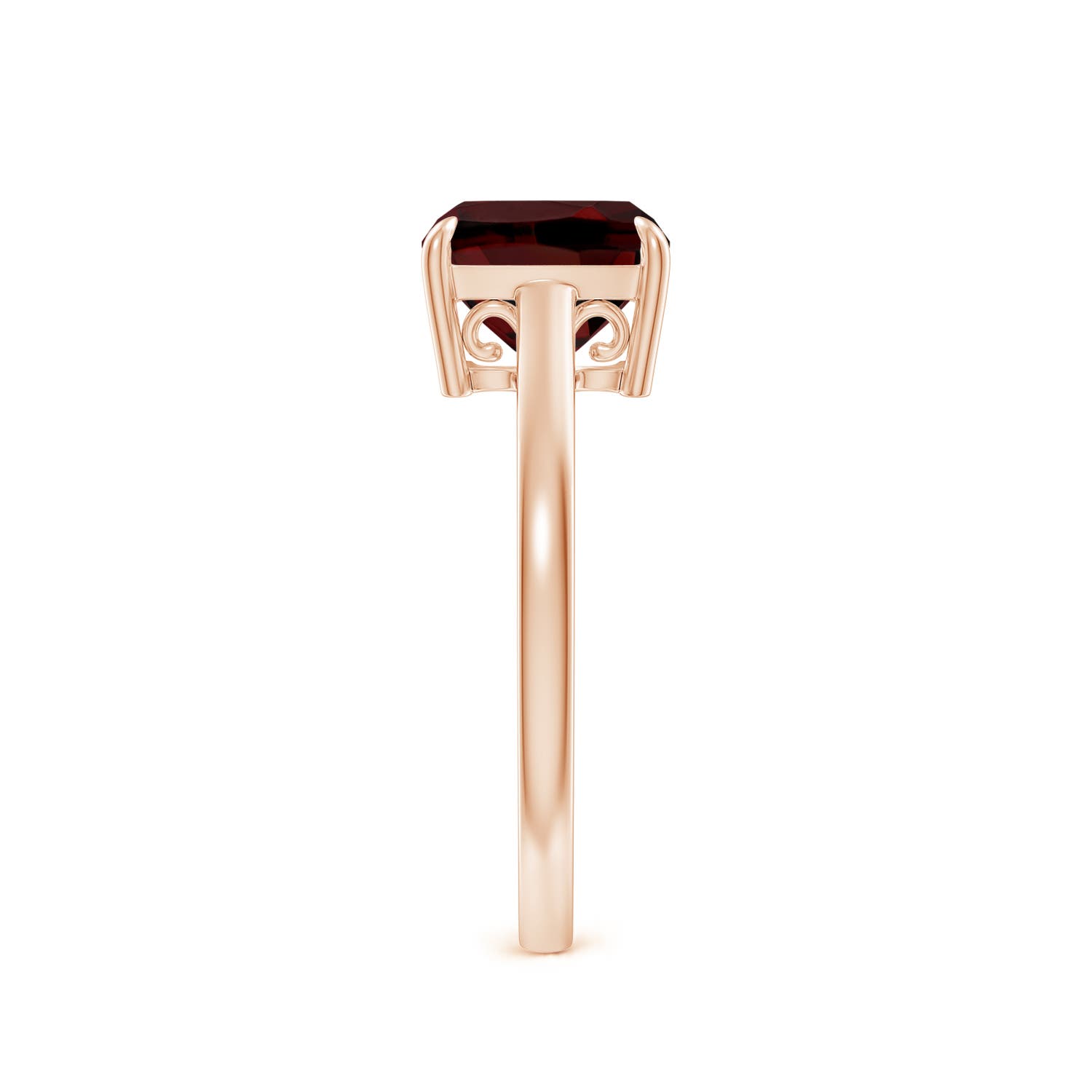 AAA - Garnet / 2.5 CT / 14 KT Rose Gold