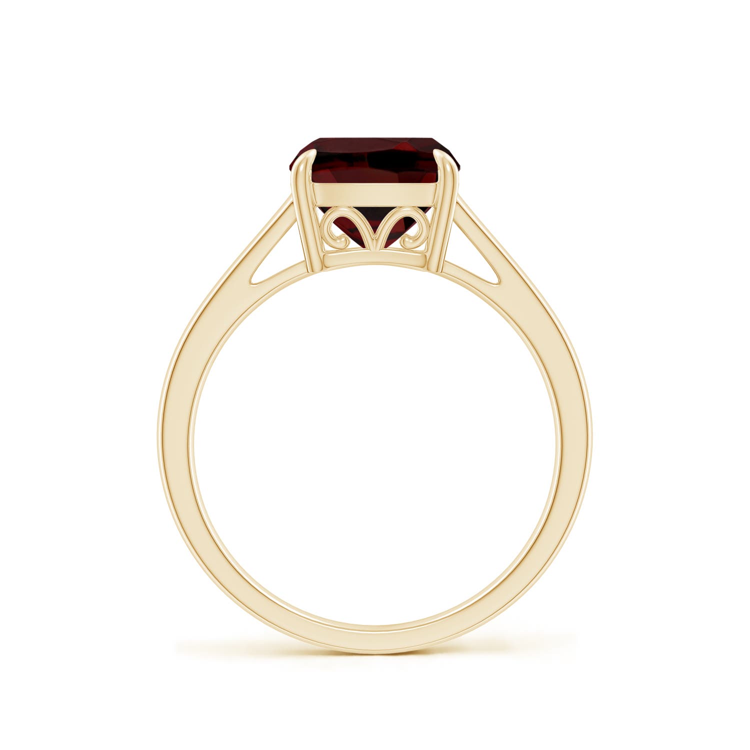 AAA - Garnet / 2.5 CT / 14 KT Yellow Gold