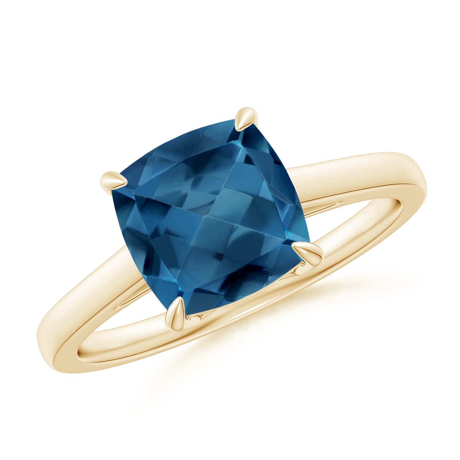 AA - London Blue Topaz / 2.5 CT / 14 KT Yellow Gold