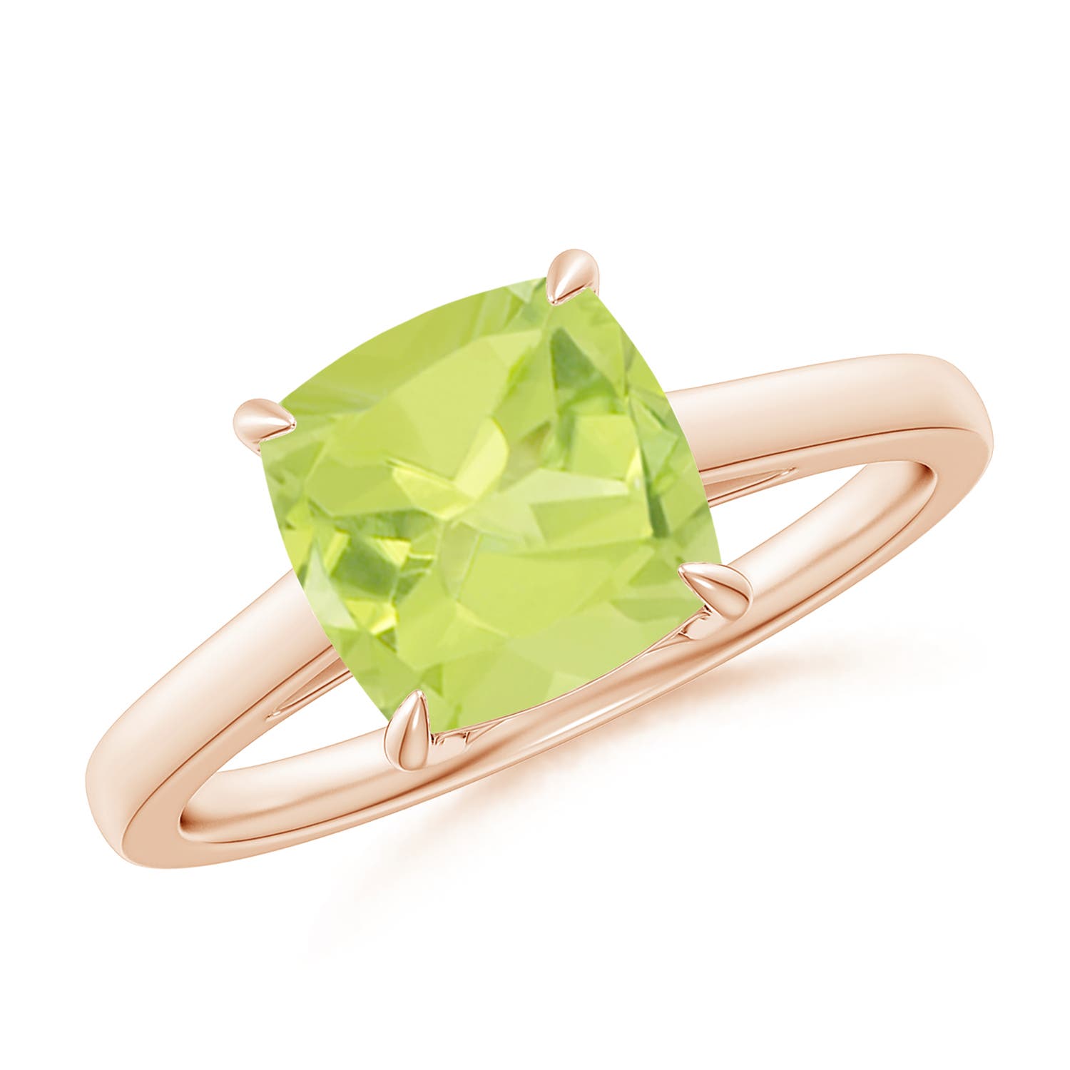 A - Peridot / 1.95 CT / 14 KT Rose Gold