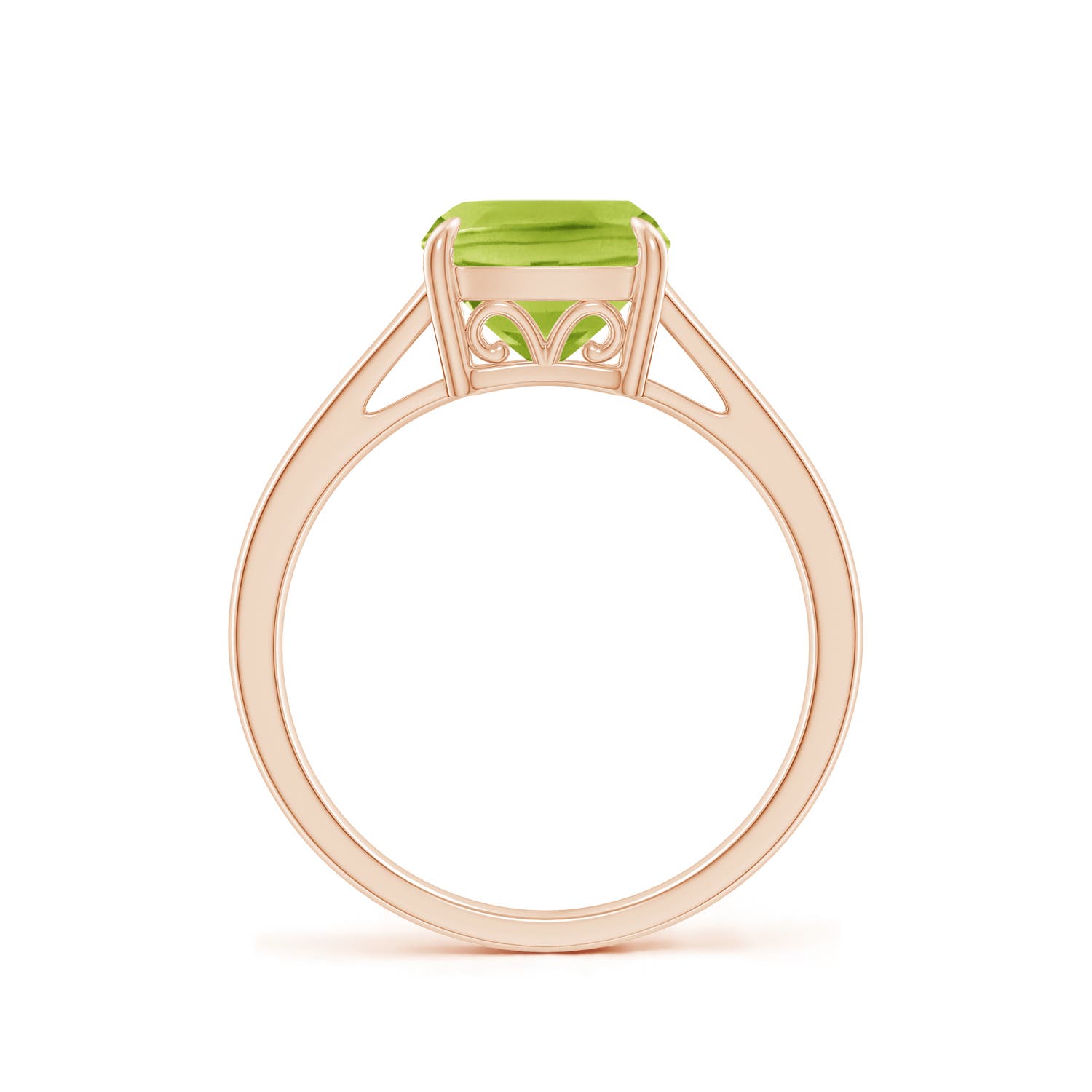 AA - Peridot / 1.95 CT / 14 KT Rose Gold