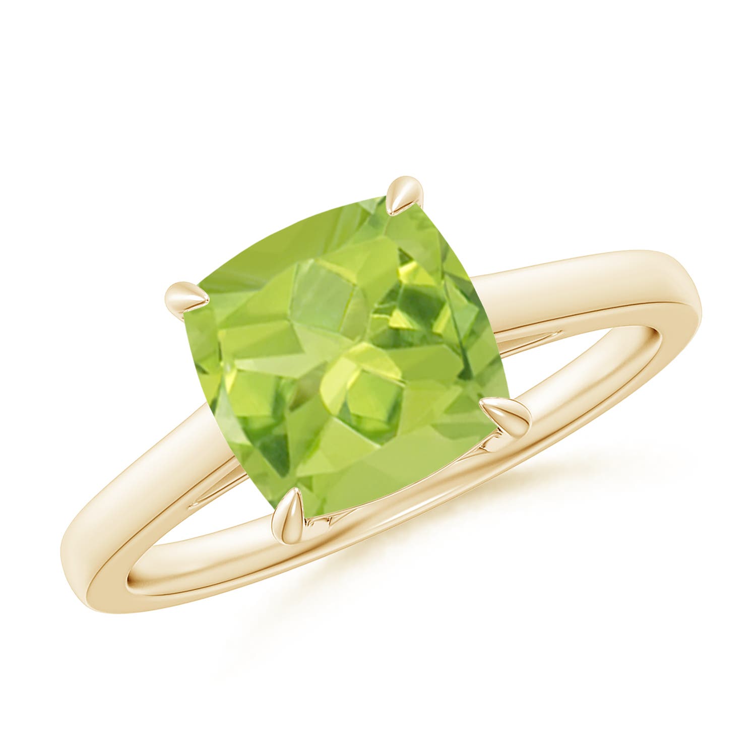 AA - Peridot / 1.95 CT / 14 KT Yellow Gold