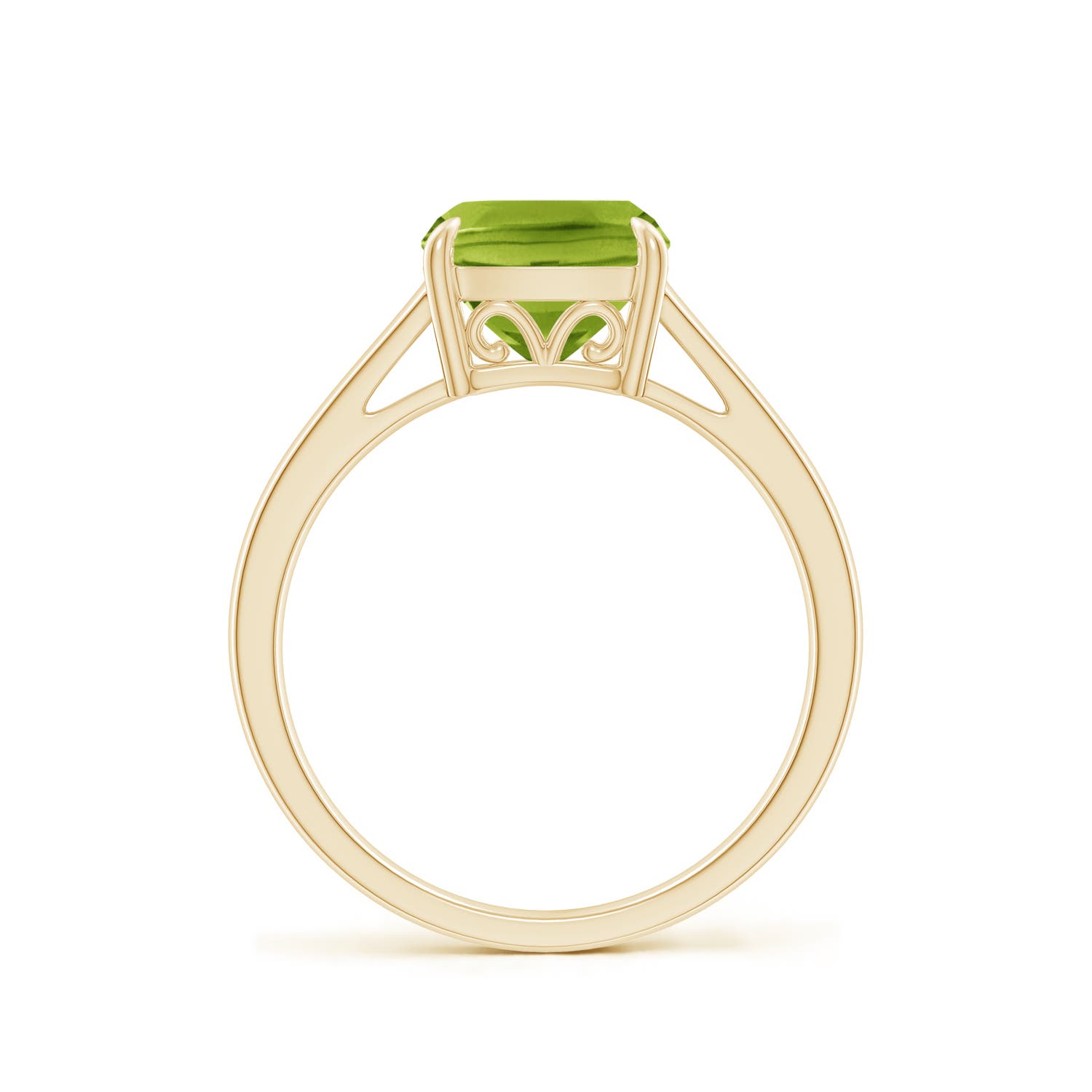 AAA - Peridot / 1.95 CT / 14 KT Yellow Gold