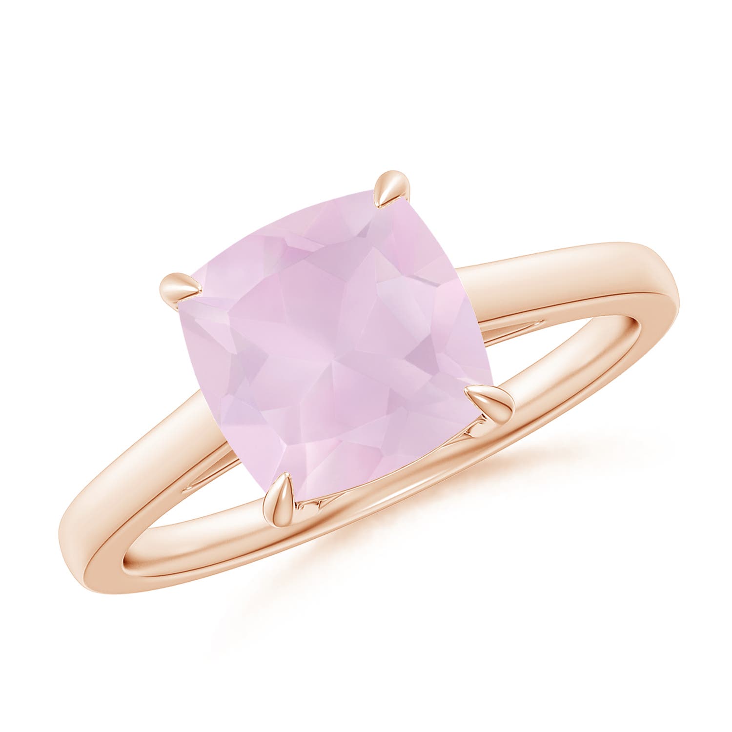 AA - Rose Quartz / 1.9 CT / 14 KT Rose Gold