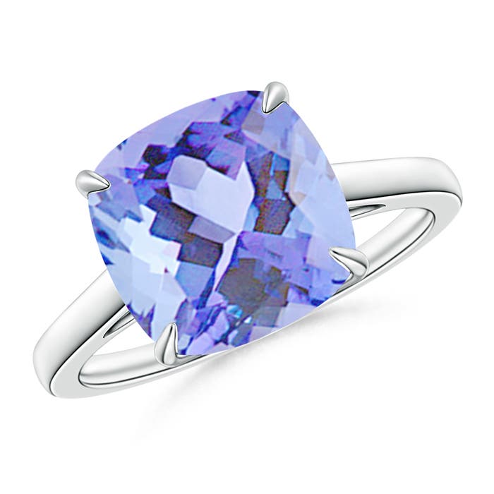 A - Tanzanite / 4.5 CT / 14 KT White Gold