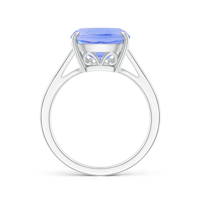 A - Tanzanite / 4.5 CT / 14 KT White Gold