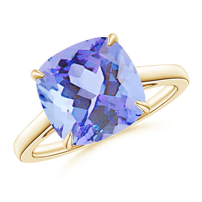 A - Tanzanite / 4.5 CT / 14 KT Yellow Gold