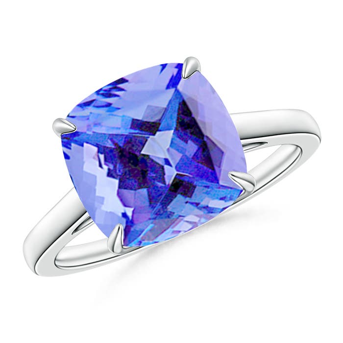 AA - Tanzanite / 4.5 CT / 14 KT White Gold