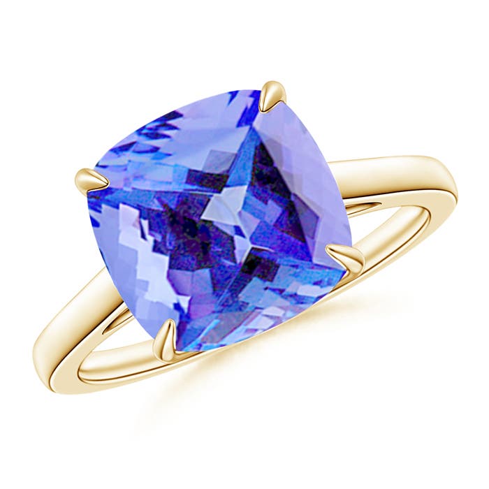 AA - Tanzanite / 4.5 CT / 14 KT Yellow Gold