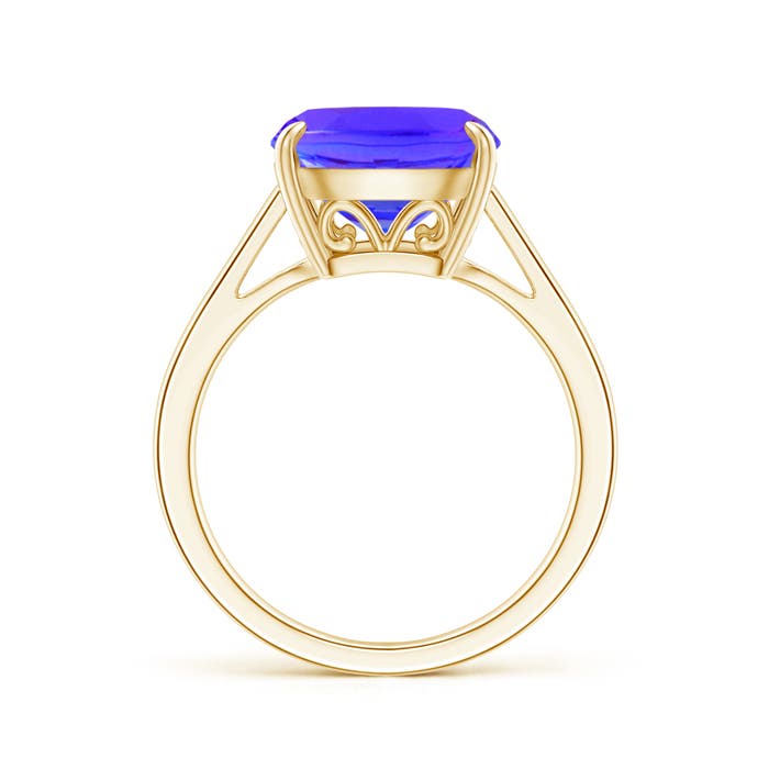 AAA - Tanzanite / 4.5 CT / 14 KT Yellow Gold