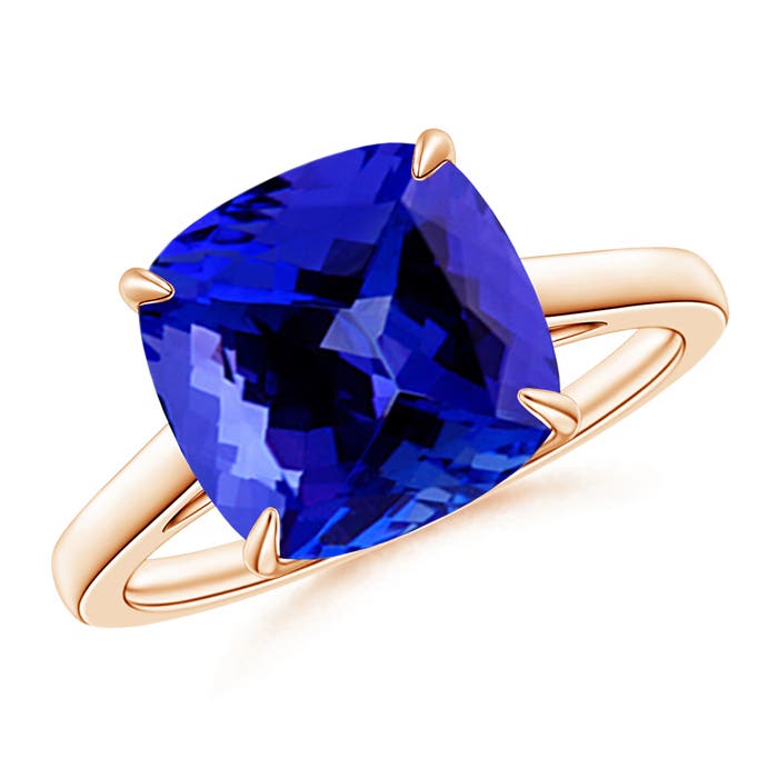 AAAA - Tanzanite / 4.5 CT / 14 KT Rose Gold