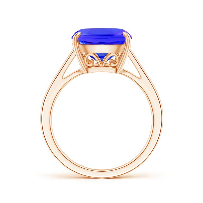 AAAA - Tanzanite / 4.5 CT / 14 KT Rose Gold