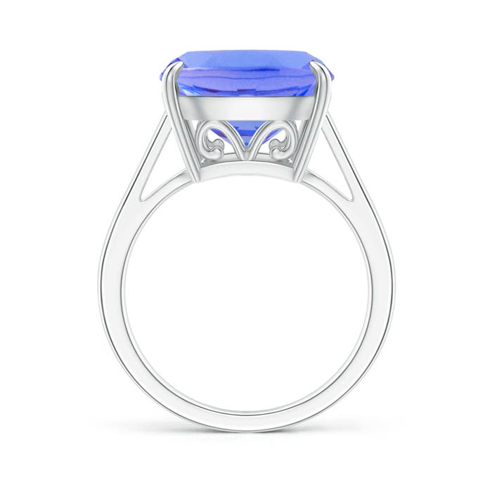 AA - Tanzanite / 5.7 CT / 14 KT White Gold