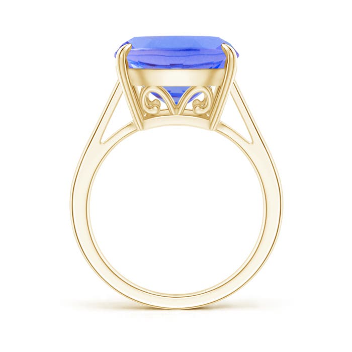 AA - Tanzanite / 5.7 CT / 14 KT Yellow Gold