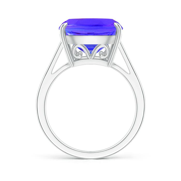 AAA - Tanzanite / 5.7 CT / 14 KT White Gold