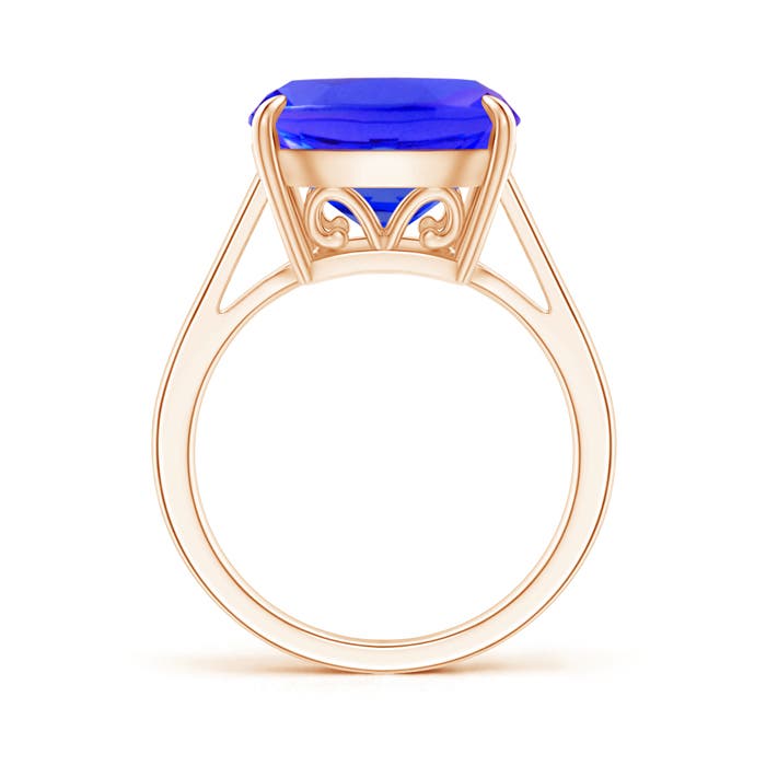 AAAA - Tanzanite / 5.7 CT / 14 KT Rose Gold