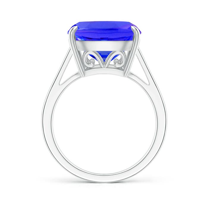 AAAA - Tanzanite / 5.7 CT / 14 KT White Gold