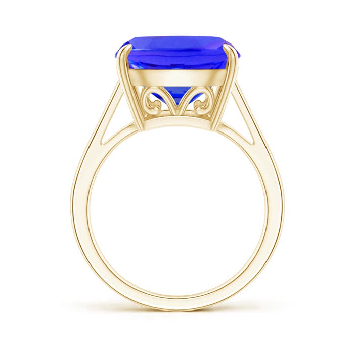 AAAA - Tanzanite / 5.7 CT / 14 KT Yellow Gold