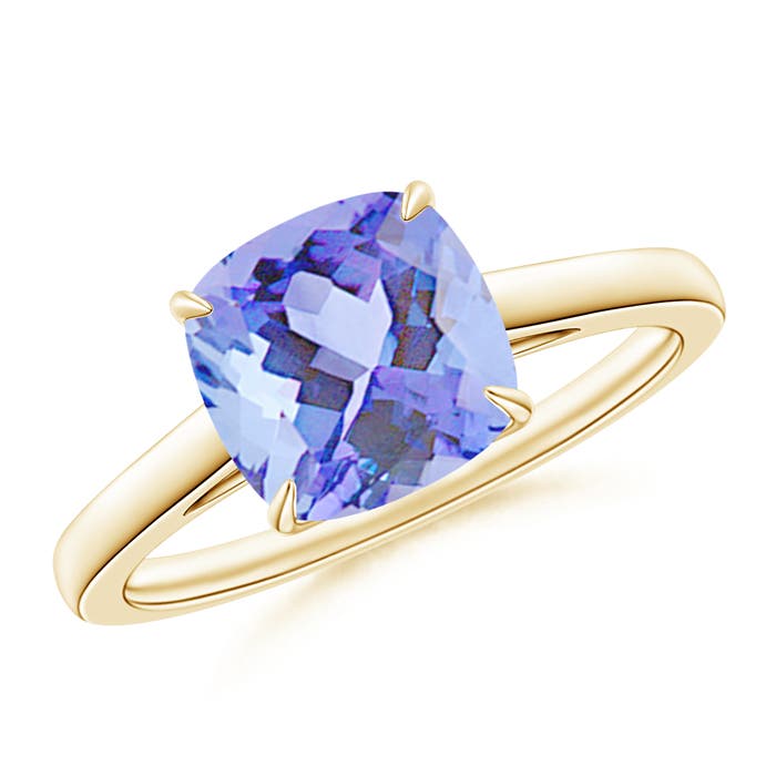 A - Tanzanite / 2.15 CT / 14 KT Yellow Gold