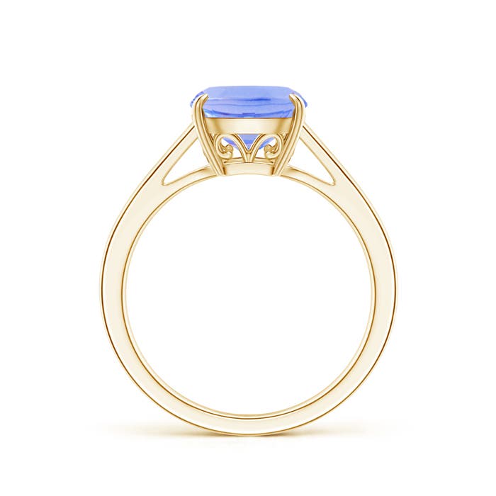 A - Tanzanite / 2.15 CT / 14 KT Yellow Gold