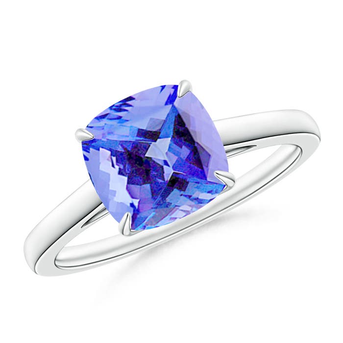 AA - Tanzanite / 2.15 CT / 14 KT White Gold