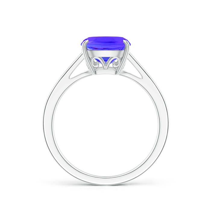 AAA - Tanzanite / 2.15 CT / 14 KT White Gold