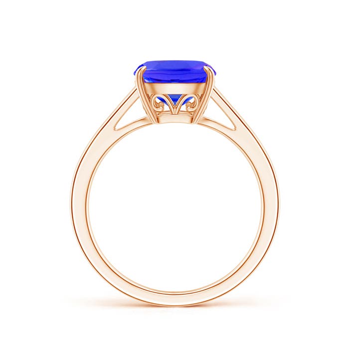 AAAA - Tanzanite / 2.15 CT / 14 KT Rose Gold