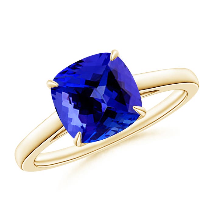 AAAA - Tanzanite / 2.15 CT / 14 KT Yellow Gold