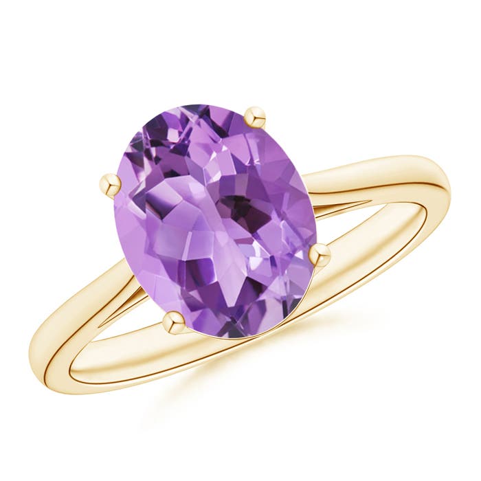 A - Amethyst / 2.28 CT / 14 KT Yellow Gold