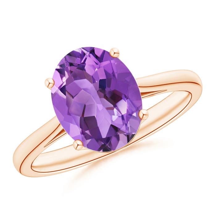AA- Amethyst / 2.28 CT / 14 KT Rose Gold