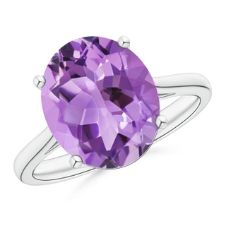 Oval A Amethyst