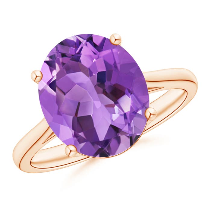 AA- Amethyst / 4.3 CT / 14 KT Rose Gold