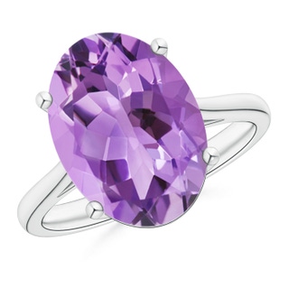 Oval A Amethyst